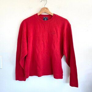 Faconnable Vibrant Red Long Sleeve Top